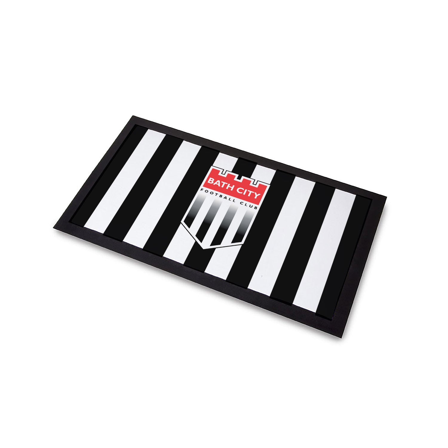 Bath City Stripe Crest Bar Runner