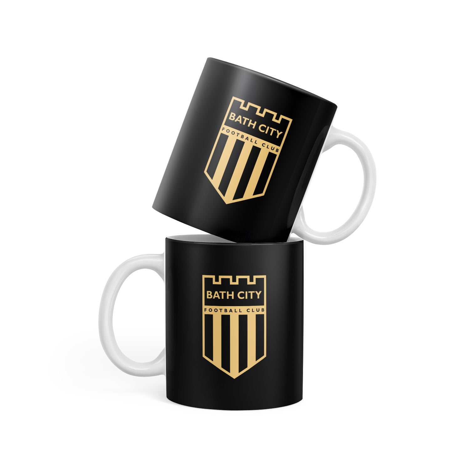 Bath City Black and Gold 11oz Mug