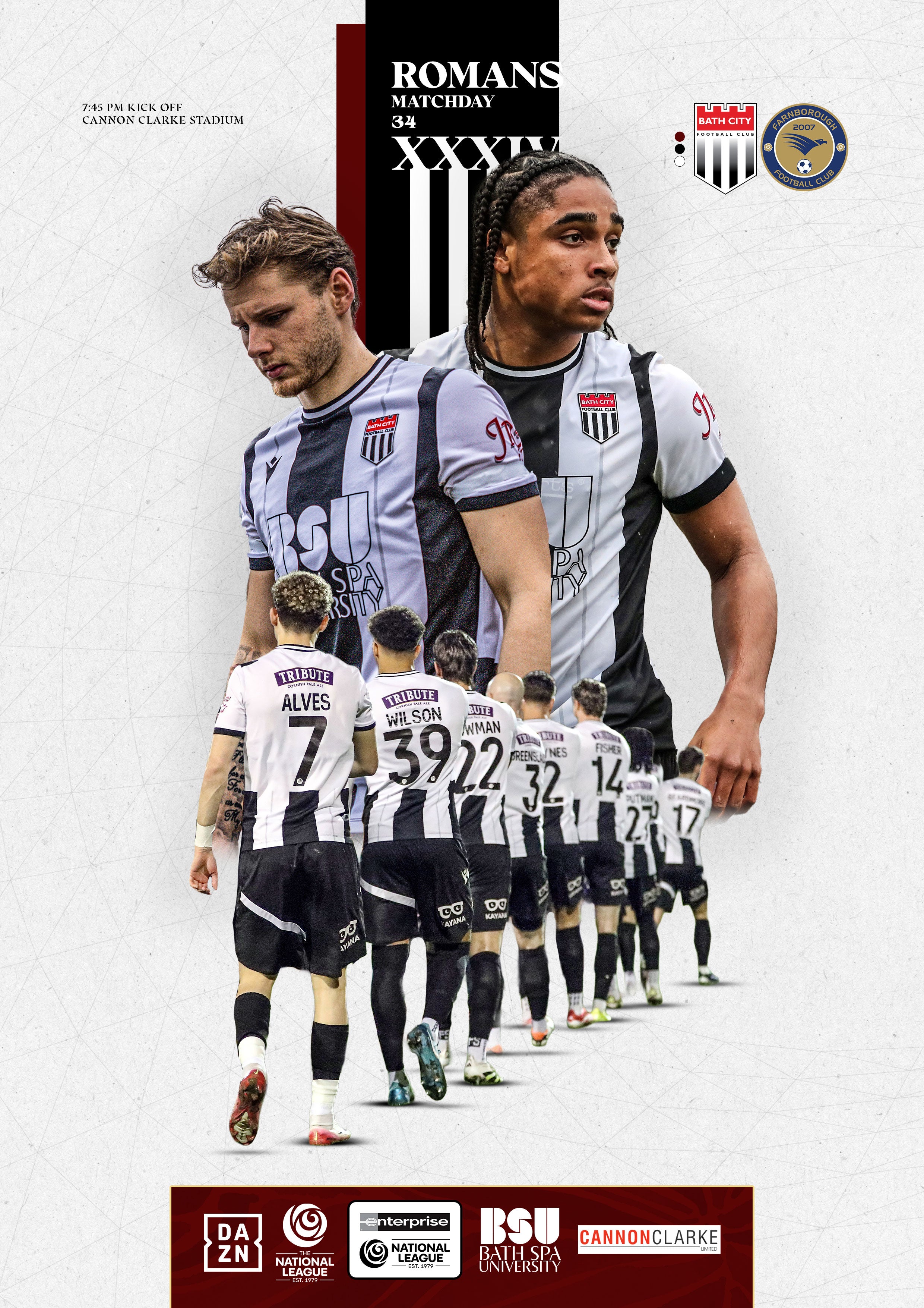 Matchday Programme v Farnborough -Tuesday 10 March 2026