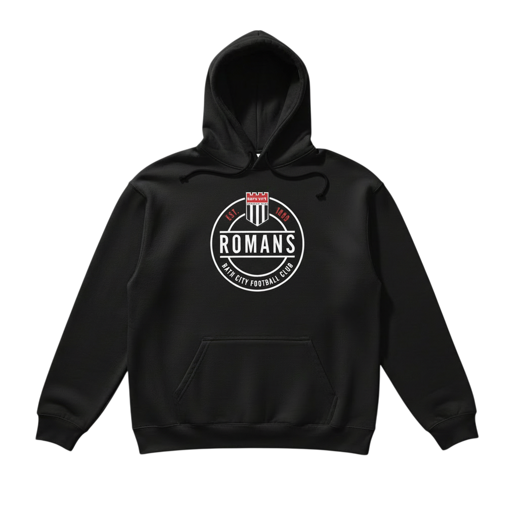 "Punk" Design Hoody in Black - Adult