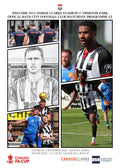 Matchday Programme v Weymouth (Emirates FA Cup) - Saturday 5 September 2026